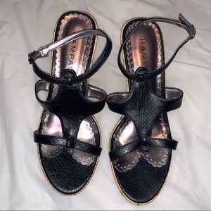 Rampage Wedges Black Shoes
